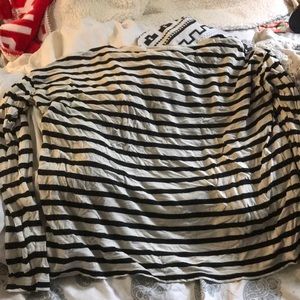 Long sleeve stripped shirt